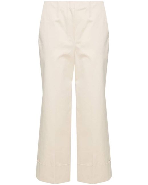 Theory mid-rise cropped trousers