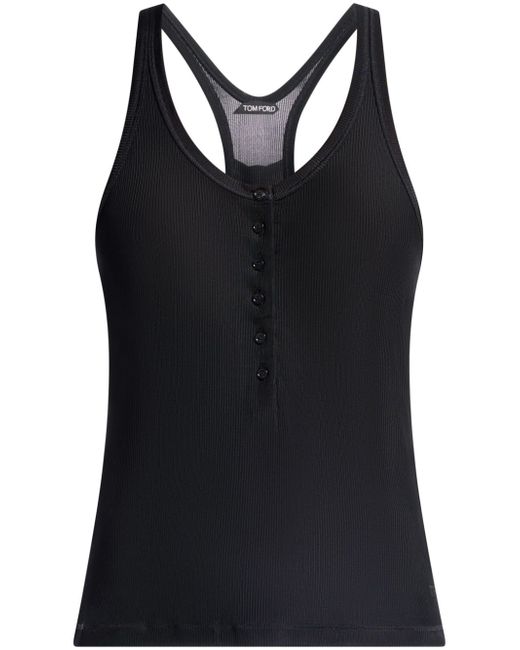 Tom Ford ribbed jersey tank top