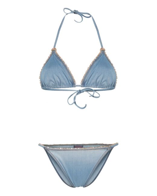 Ermanno Scervino chain-detail triangle bikini