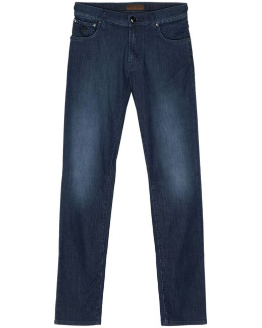 Corneliani mid-rise straight-leg jeans