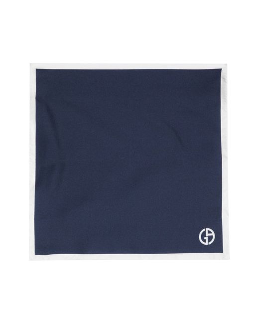 Giorgio Armani logo-print handkerchief