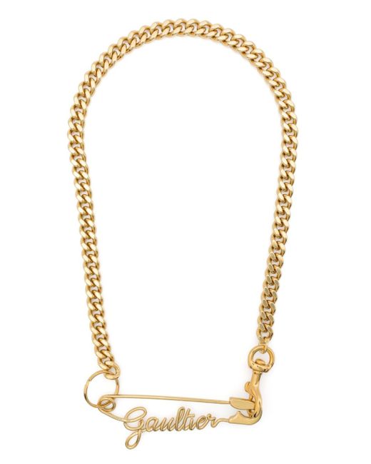 Jean Paul Gaultier Gaultier Safety Pin chain-link necklace