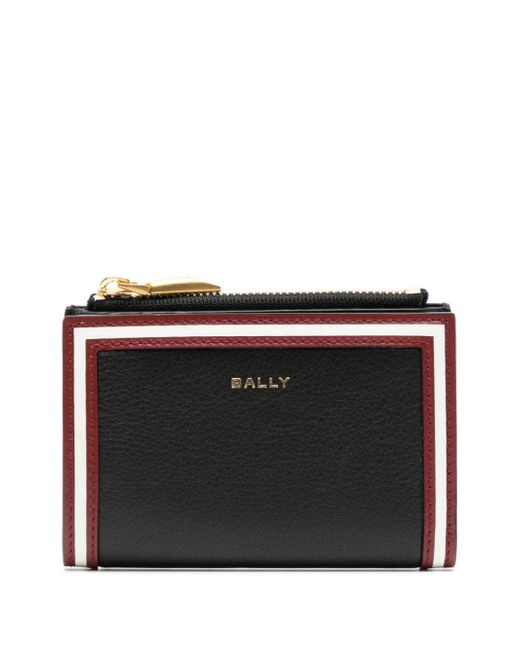 Bally bi-fold leather wallet