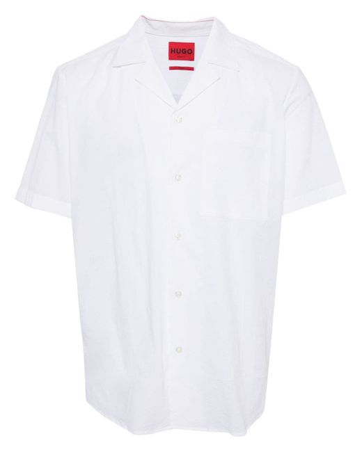 Hugo Boss short-sleeved cotton shirt