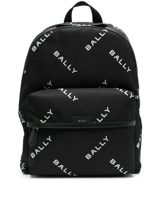 Bally Code logo-print backpack