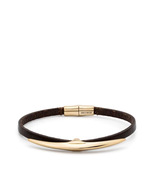 Shaun Leane vermeil and leather Arc bracelet