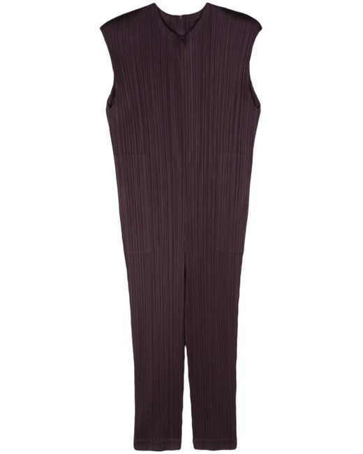 Pleats Please By Issey Miyake Monthly Colours January plissé jumpsuit
