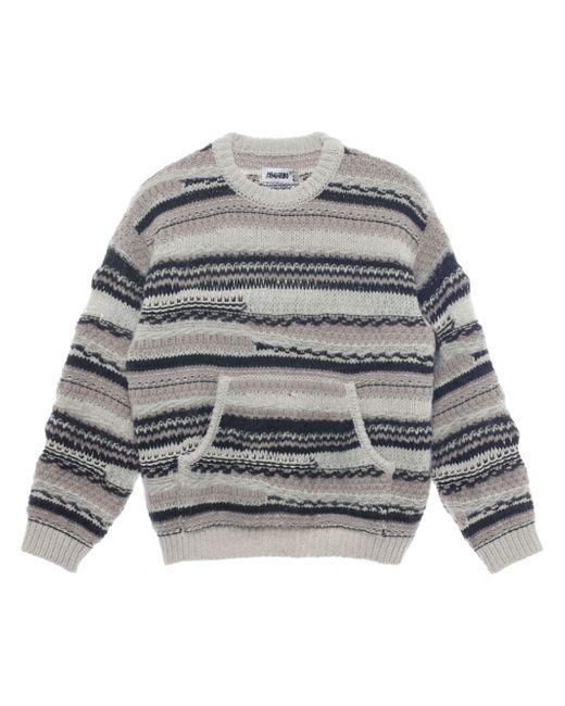 Magliano striped long-sleeve jumper