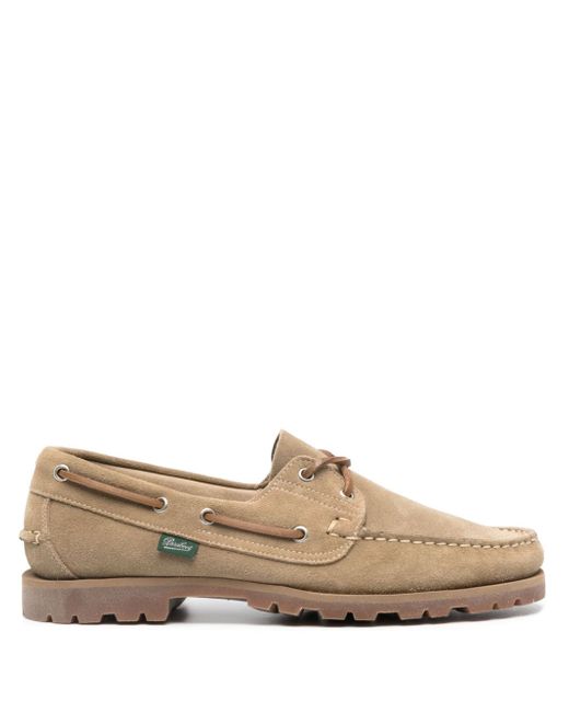 Paraboot Barth suede boat shoes