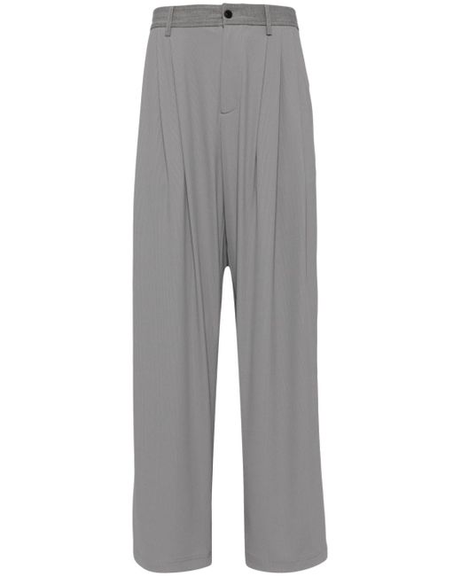 Croquis darted straight-leg trousers