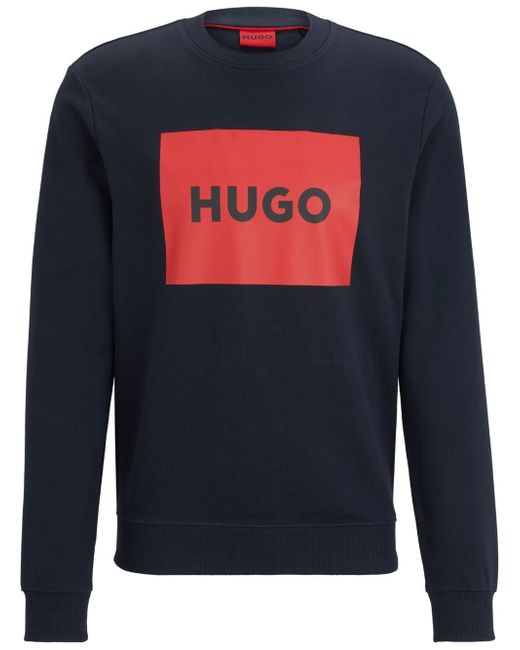 Hugo Boss Duragol logo-print terry sweatshirt