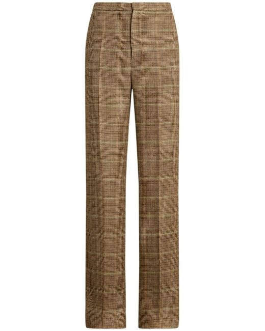 Polo Ralph Lauren plaid straight-leg trousers