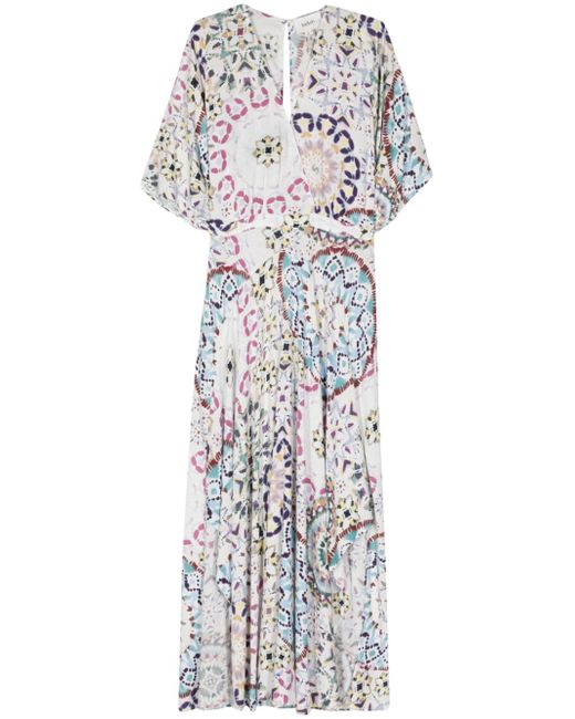 Ba & Sh Licia floral-print maxi dress