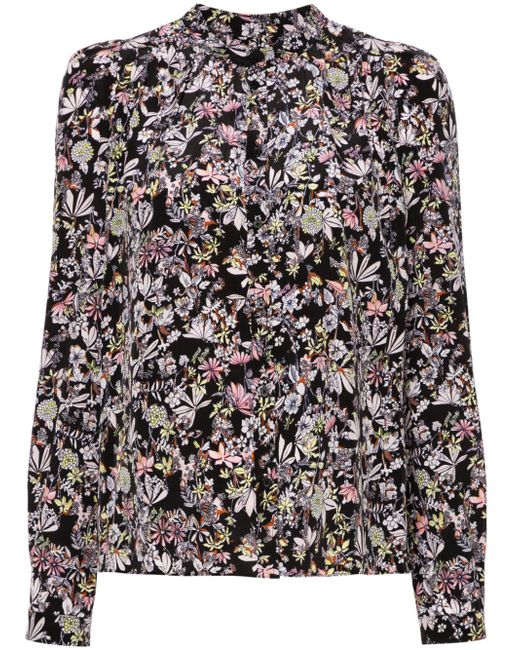 Zadig & Voltaire Tchin Kaya floral-print blouse