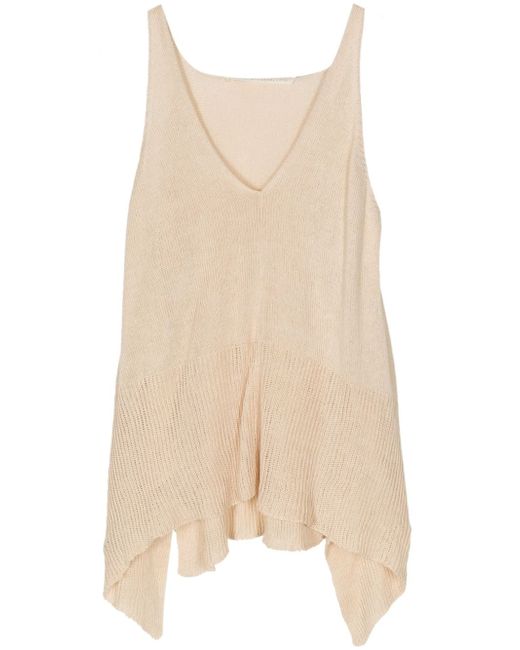 Forme D'expression knitted linen blend top