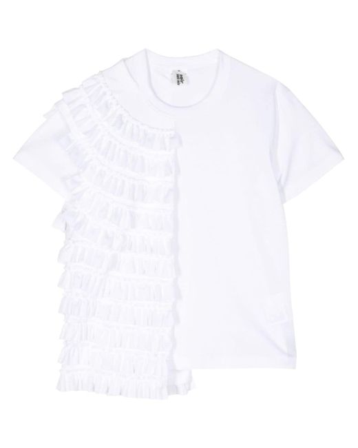 Noir Kei Ninomiya ruffled-layer T-shirt