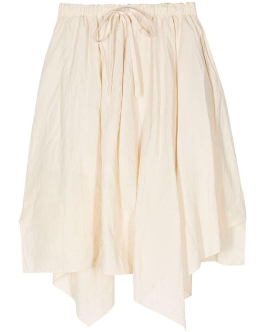 Forme D'expression drawstring-waist pleated skirt