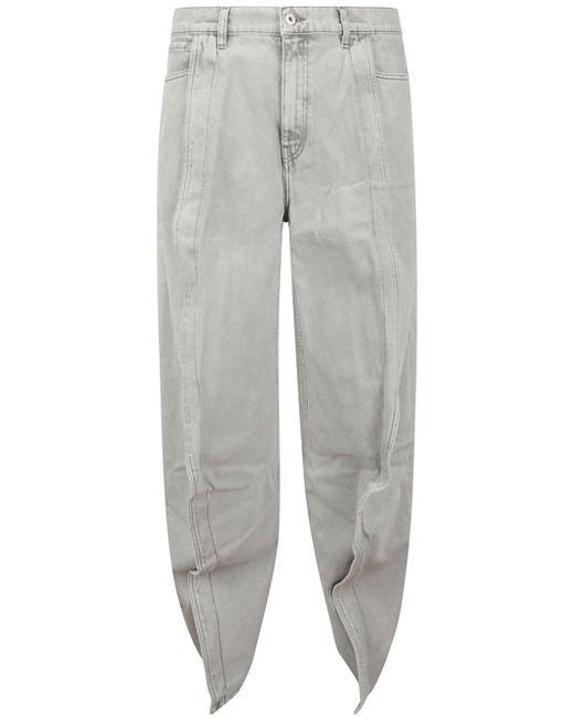 Y / Project ruffle-detail wide-leg jeans