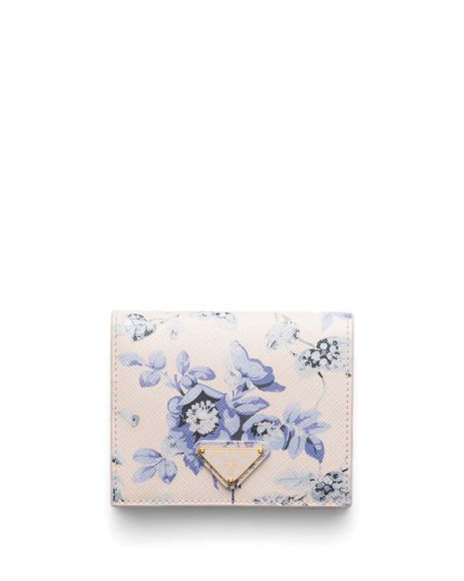 Prada floral-print wallet