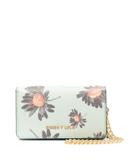 Bimba Y Lola Daisy-print flap purse