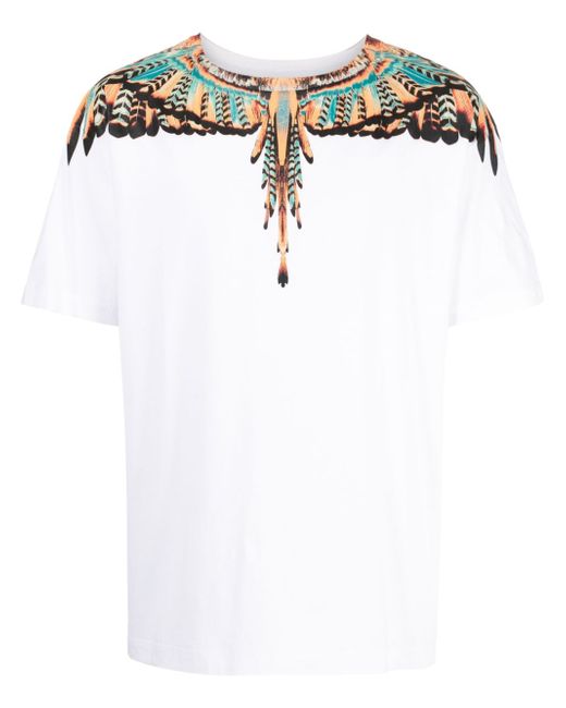 Marcelo Burlon County Of Milan Grizzly Wings-print T-shirt