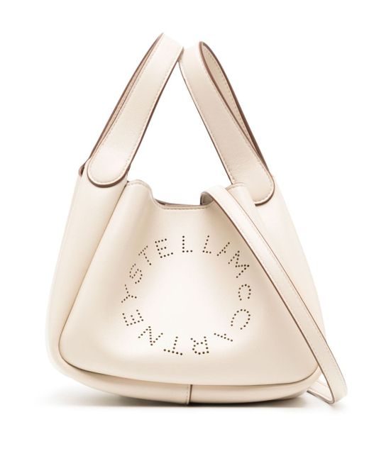 Stella McCartney perforated-logo tote bag
