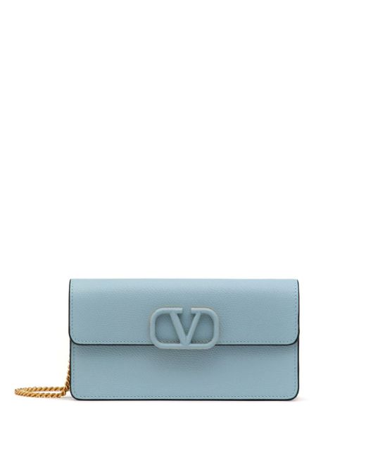 Valentino Garavani VLogo Signature leather wallet-on-chain