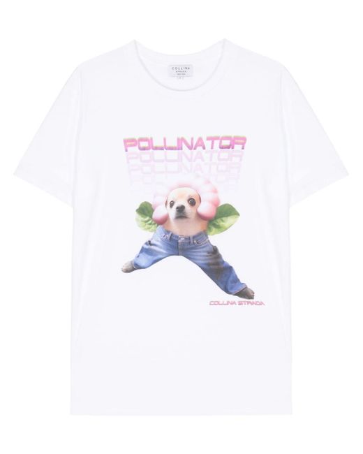Collina Strada Pollinator graphic-print T-shirt