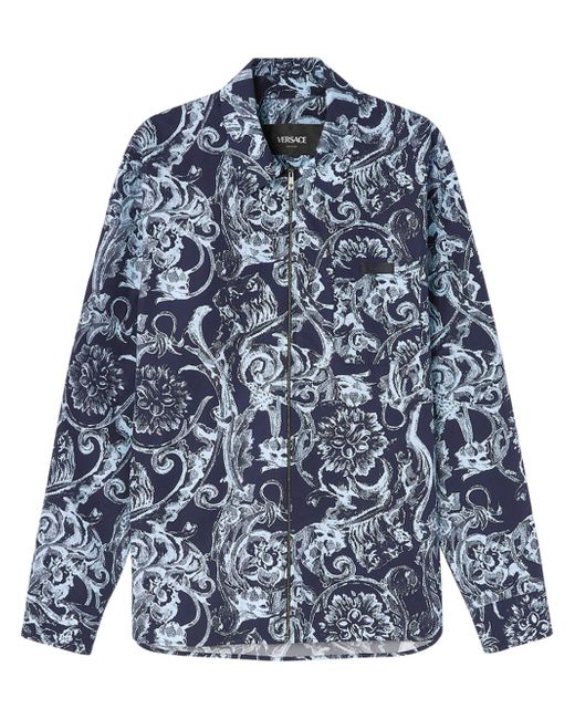 Versace Barocco Stencil blouson jacket