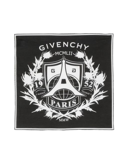Givenchy logo-print neck scarf