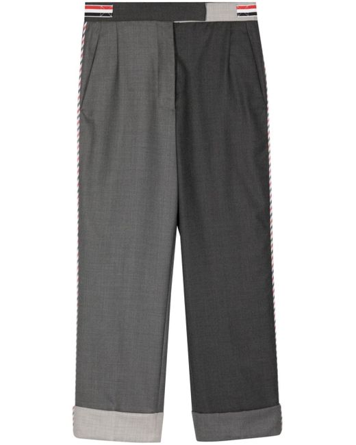 Thom Browne two-tone straight trousers