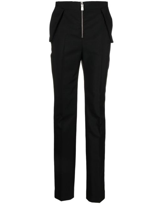 Givenchy zipped high-waisted trousers