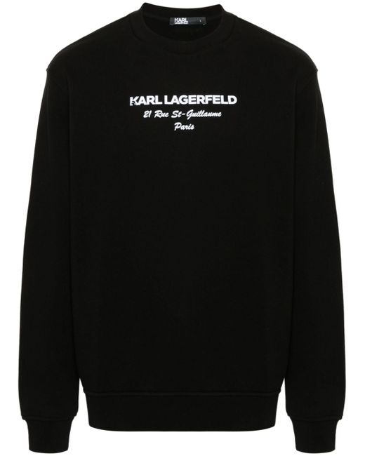 Karl Lagerfeld rubberised-logo sweatshirt