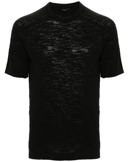 Transit slub-texture T-shirt