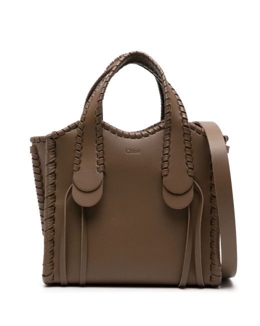 Chloé small Mony leather tote bag