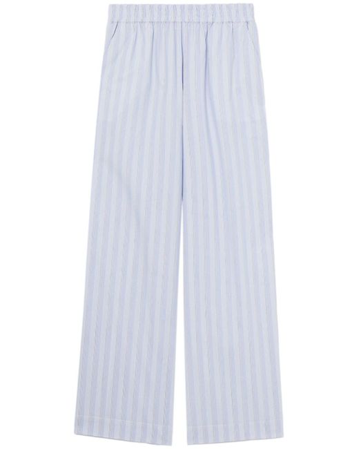 Remain striped wide-leg trousers