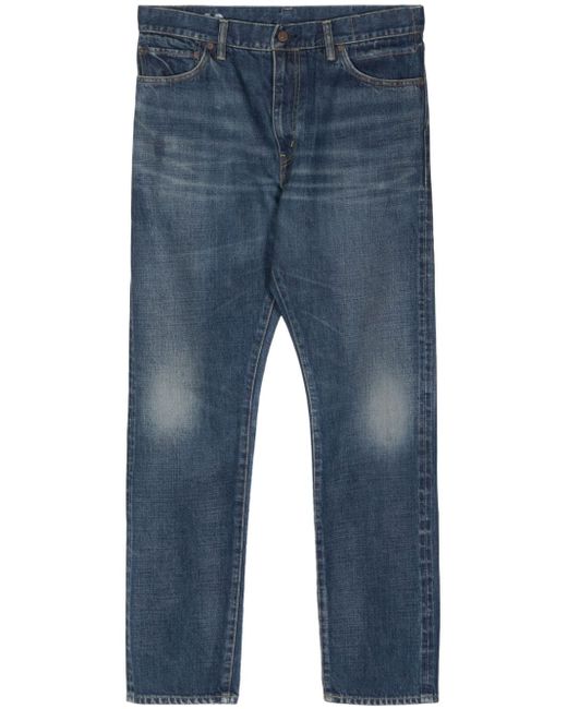 Visvim mid-rise straight-leg jeans
