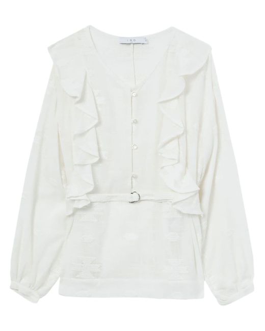 Iro ruffle-detail blouse