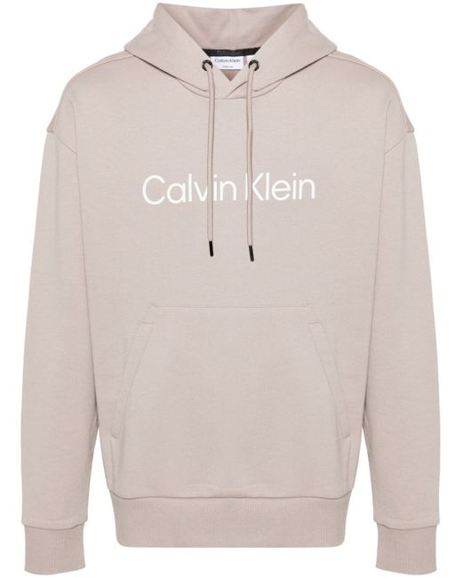 Calvin Klein rubberised-logo hoodie