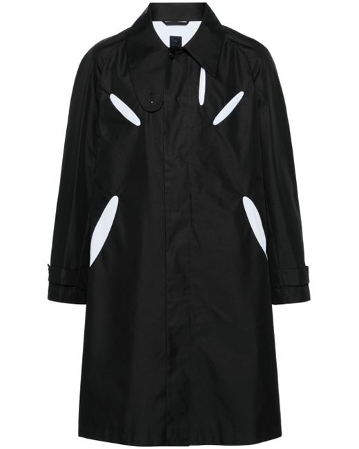J.Lal Aperture cut-out trench coat