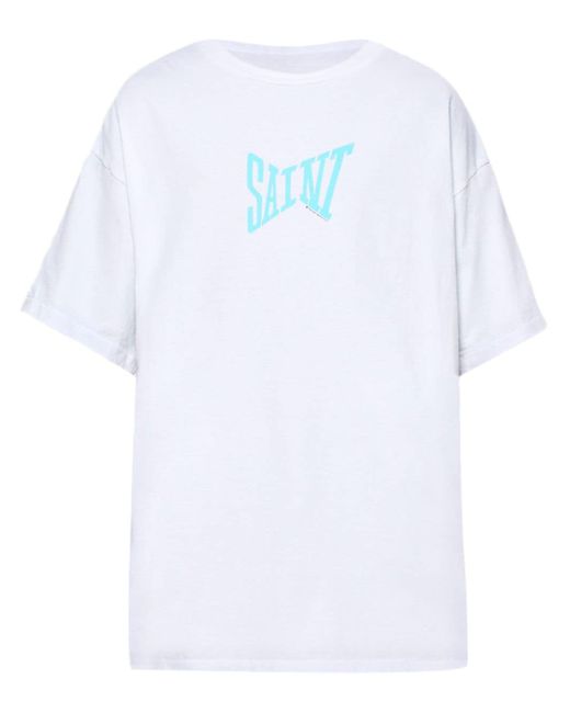 Saint Mxxxxxx logo-print T-shirt