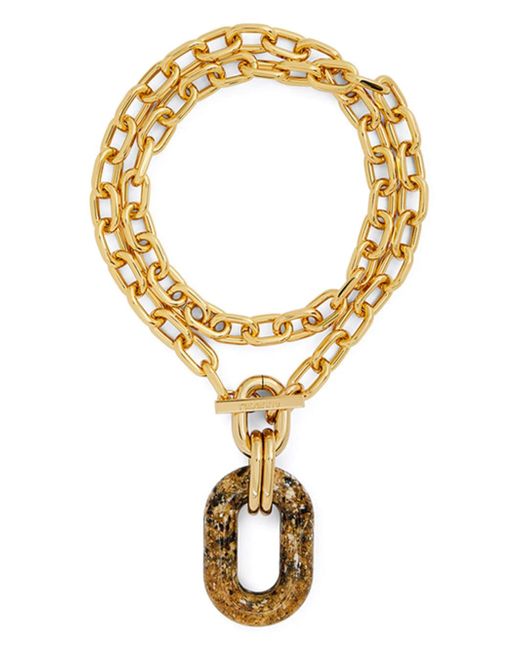 Rabanne XL cable-link necklace