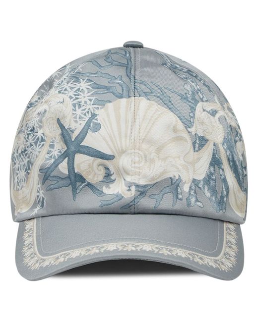 Versace graphic-print cap