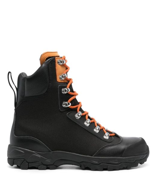Marcelo Burlon County Of Milan embossed-logo hiking boots