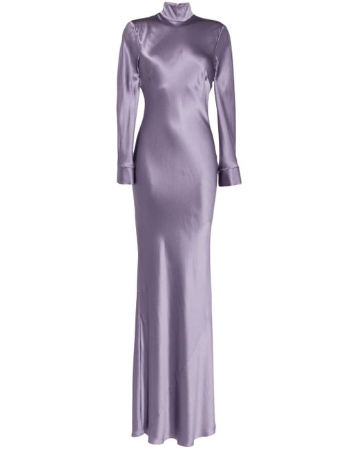 Michelle Mason long sleeve gown