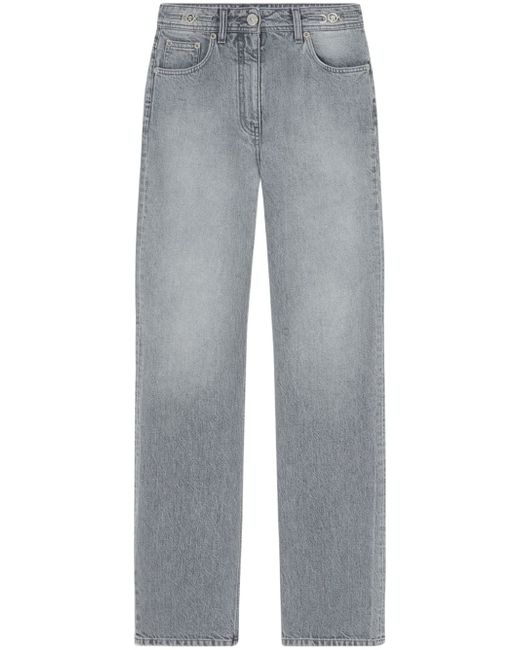 Versace high-rise straight-leg jeans