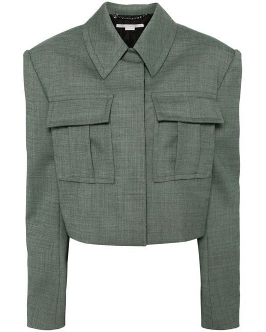 Stella McCartney wool-blend cropped jacket