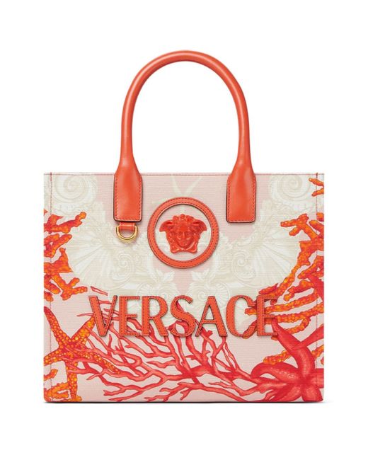 Versace La Medusa canvas tote bag