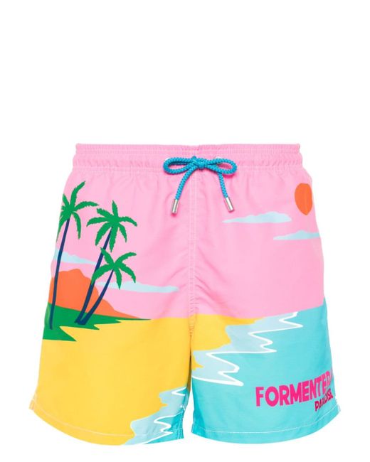 Mc2 Saint Barth Gustavia printed swim shorts