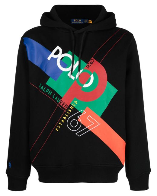 Polo Ralph Lauren logo-print cotton-blend hoodie